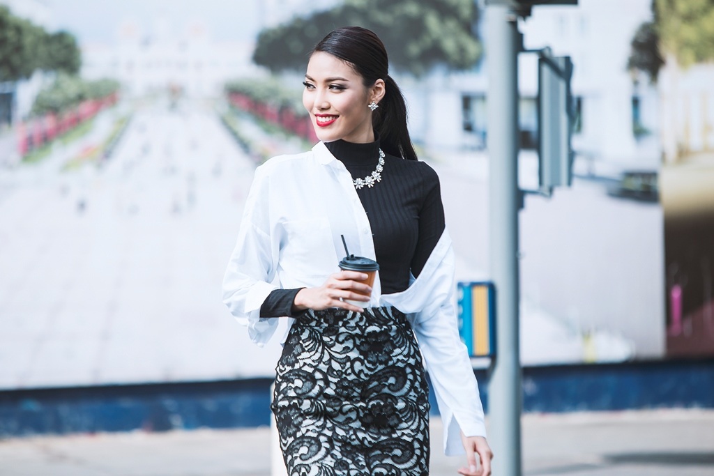 Người đẹp tự tin và xinh đẹp xuất hiện đầy sức hút