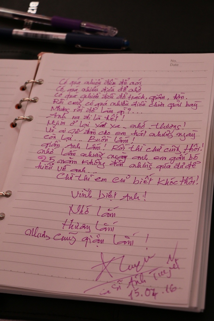 Bút ký của NSƯT và những dòng chia sẻ dành cho nhạc sĩ khi ông ra đi