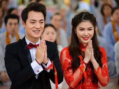 Những sao Việt giới thiệu con trong đám cưới - 7 Những sao Việt giới thiệu con trong đám cưới - 7