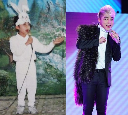 Sơn Tùng đã đứng trên sân khấu từ lúc nhỏ, nét đẹp của nam ca sĩ ngày càng tỏa sáng trên sân khấu