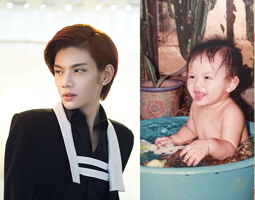 Đào Bá Lộc tung ảnh đáng yêu khi còn bé và đang tắm