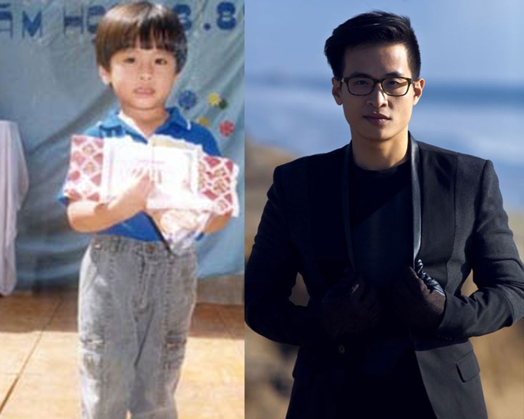 Khó có thể nhận ra nét tương đồng của ca sĩ Hà Anh Tuấn khi bé. Nam ca sĩ có sự thay đổi khá lớn khi trưởng thành