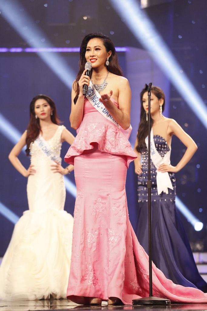 Những khoảnh khắc đẹp đêm chung kết Hoa khôi áo dài - 10