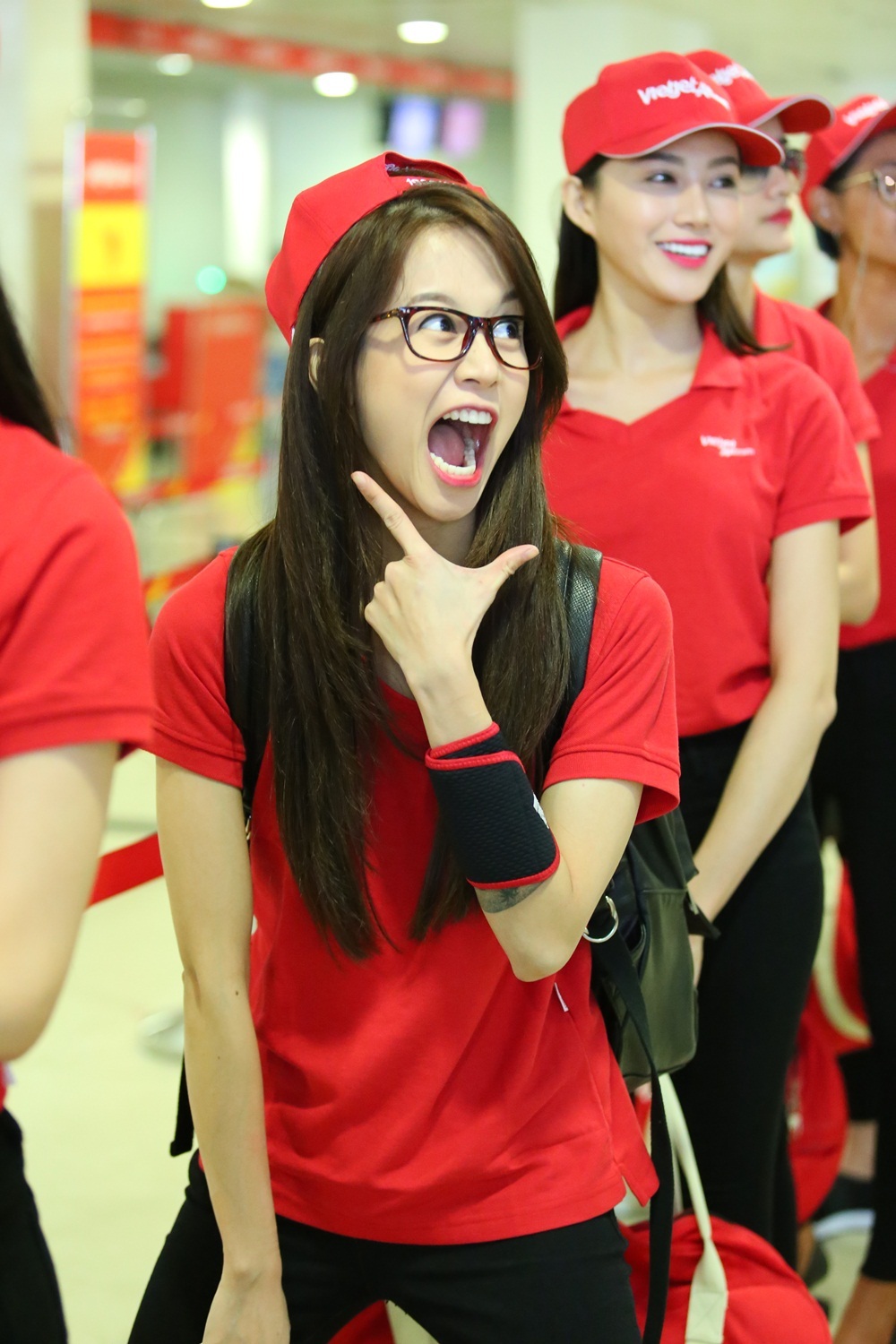 An Nguy có phần nghịch ngợm trong chương trình khiến huấn luyện viên Phạm Hương cảm thấy cô chưa thật sự nghiêm túc