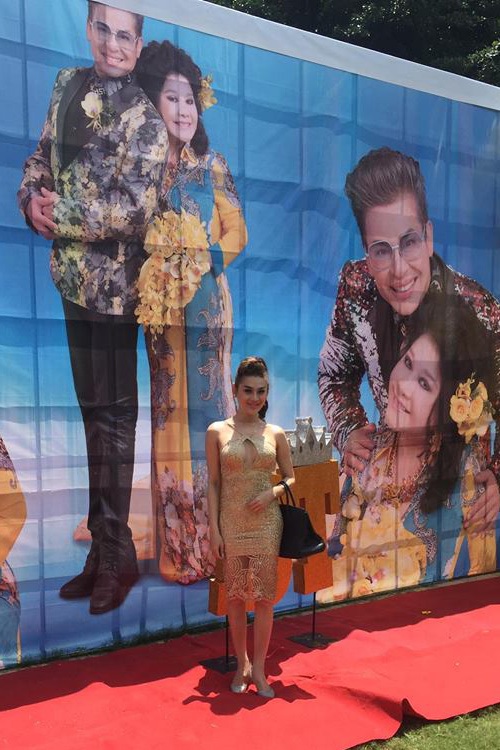 Lộ clip và ảnh đám cưới MC Thanh Bạch - 9 Lâm Chi Khanh trước backdrop đám cưới của MC Thanh Bạch - Thúy Nga
