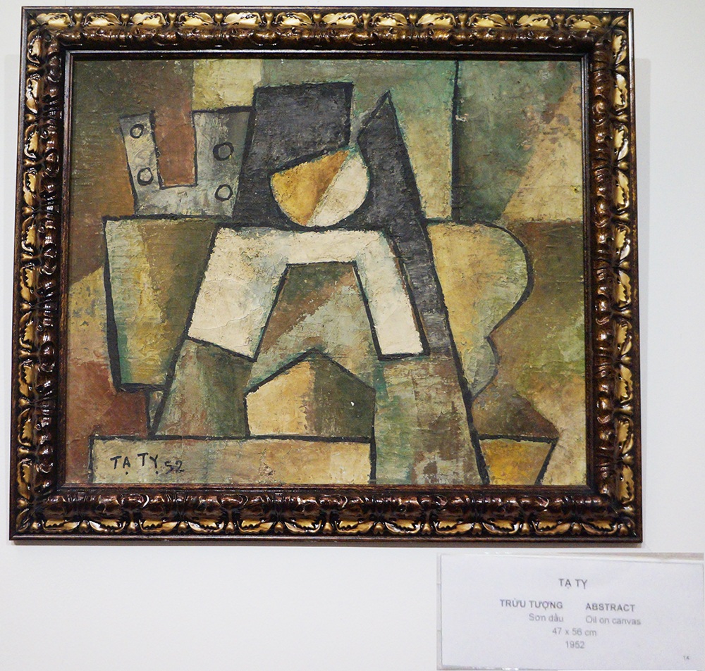 Bức tranh của họa sĩ Thành Chương được đổi tên thành họa sĩ Tạ Tỵ trong triển lãm Những bức tranh trở về từ Châu Âu