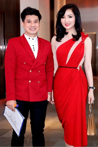 Giáng My diện đầm đỏ rực chấm thi tại Thái Lan - 8