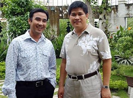Những tình bạn “hoạn nạn có nhau” trong showbiz Việt - 2 Quyền Linh – Phước Sang là đôi bạn thân thiết trong nhóm 4 người Quyền Linh – Phước Sang – Lê Tuấn Anh – Lê Công Tuấn Anh.