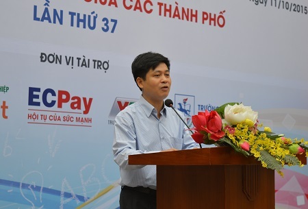 Gần 600 học sinh Việt Nam tham dự kì thi Toán quốc tế giữa các thành phố - 2 PGS.TS Nguyễn Xuân Thành - Vụ phó Vụ giáo dục Trung học (Bộ GD-ĐT)