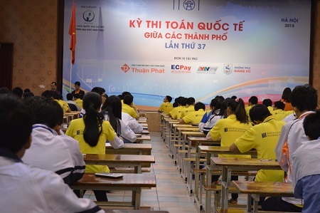 Gần 600 học sinh Việt Nam tham dự kì thi Toán quốc tế giữa các thành phố - 5 Kì thi tổ chức một cách nghiêm ngặt, tuân thủ các quy định hiện này để đảm bảo kết quả đánh giá đúng năng lực người học
