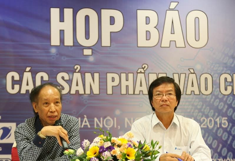Giải thưởng Nhân tài Đất Việt 2015: 18 sản phẩm CNTT lọt vào vòng chung khảo - 6 Ông Phạm Huy Hoàn - Trưởng ban tổ chức Giải thưởng NTĐV, đại diện VNPT trả lời thấu đáo các câu hỏi mà phóng viên đưa ra