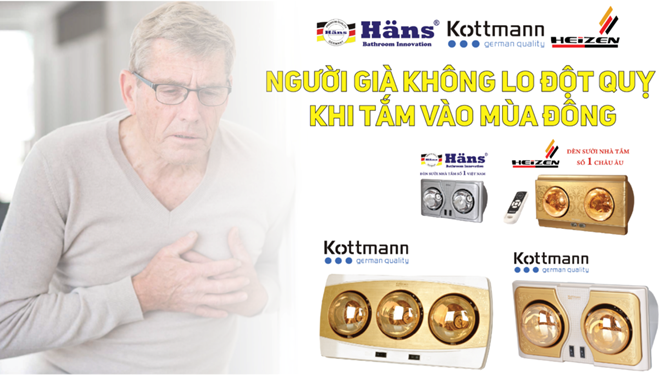 Nên mua đèn sưởi nhà tắm nào cho người già, bà bầu và trẻ nhỏ? - 2 Nên mua đèn sưởi nhà tắm nào cho người già, bà bầu và trẻ nhỏ? - 2