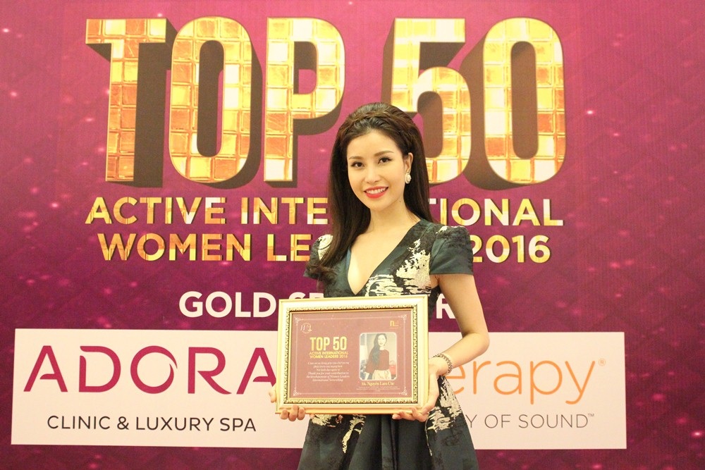 Hoa hậu Nguyễn Lam Cúc hiện đang là tổng giám đốc của hệ thống Adora Skincare & Luxury Spa và cũng là thành viên của mạng lưới Nữ lãnh đạo quốc tế - Women Leaders International Network (WLIN).