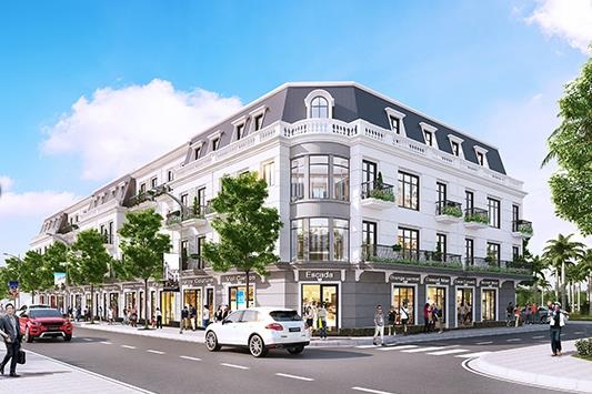 Lộ diện dự án khủng tại Tuyên Quang - 1 Phối cảnh Vincom Shophouse.