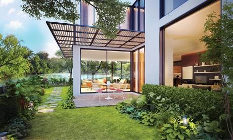 Vinhomes Thăng Long mở bán nhà vườn Long Phú - 3 Sân vườn rộng, xanh mát – một trong những điểm nổi bật của mỗi căn Nhà vườn