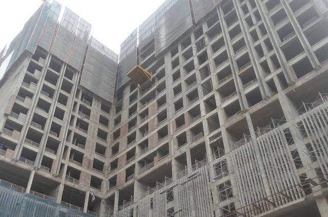 Eco - Green City - Tiến độ công trình, bằng chứng sống củng cố niềm tin nơi khách hàng - 1 Các tòa căn hộ tại Ecogreen City cao lên mỗi ngày.