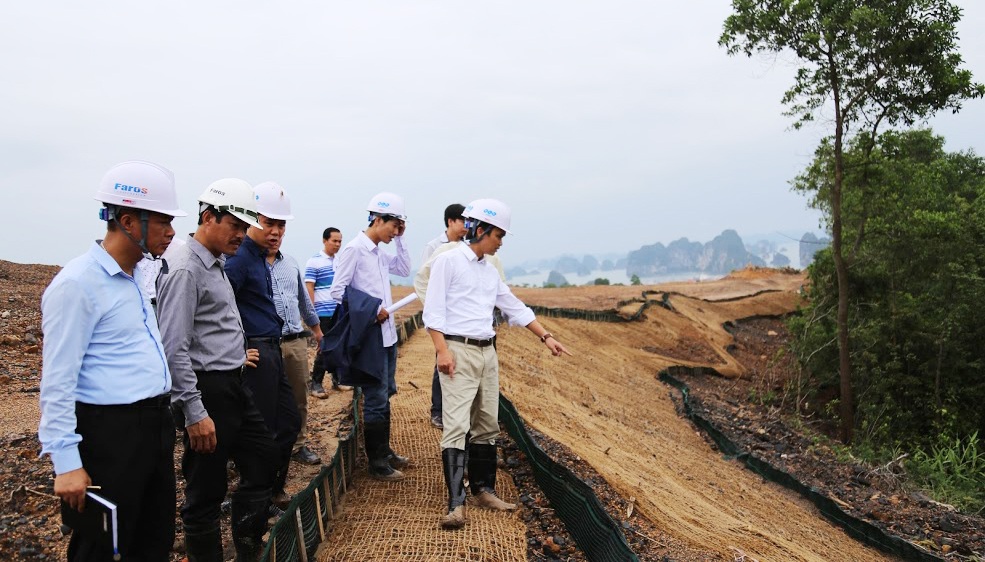 Chủ tịch Tập đoàn FLC thị sát công trường dự án FLC Hạ Long