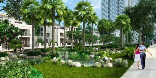 Ảnh phối cảnh “thành phố ban mai” Vinhomes Gardenia