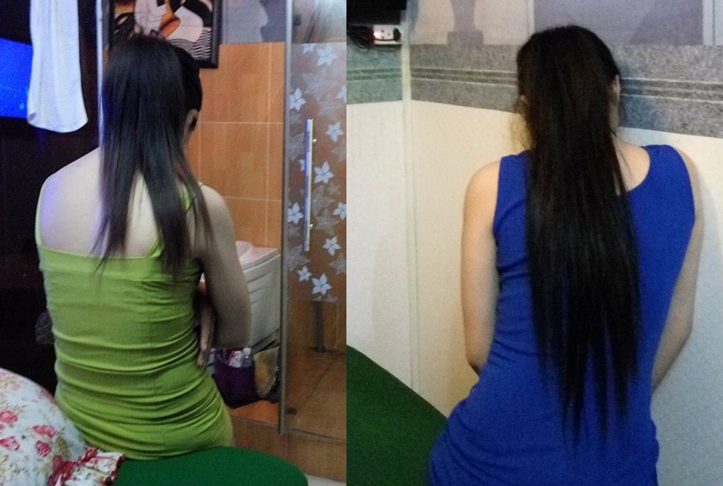 Gái massage “tăng ca” kích dục mỗi đêm kiếm 2 triệu đồng - 1 2 tiếp viên kích dục cho khách bị bắt quả tang