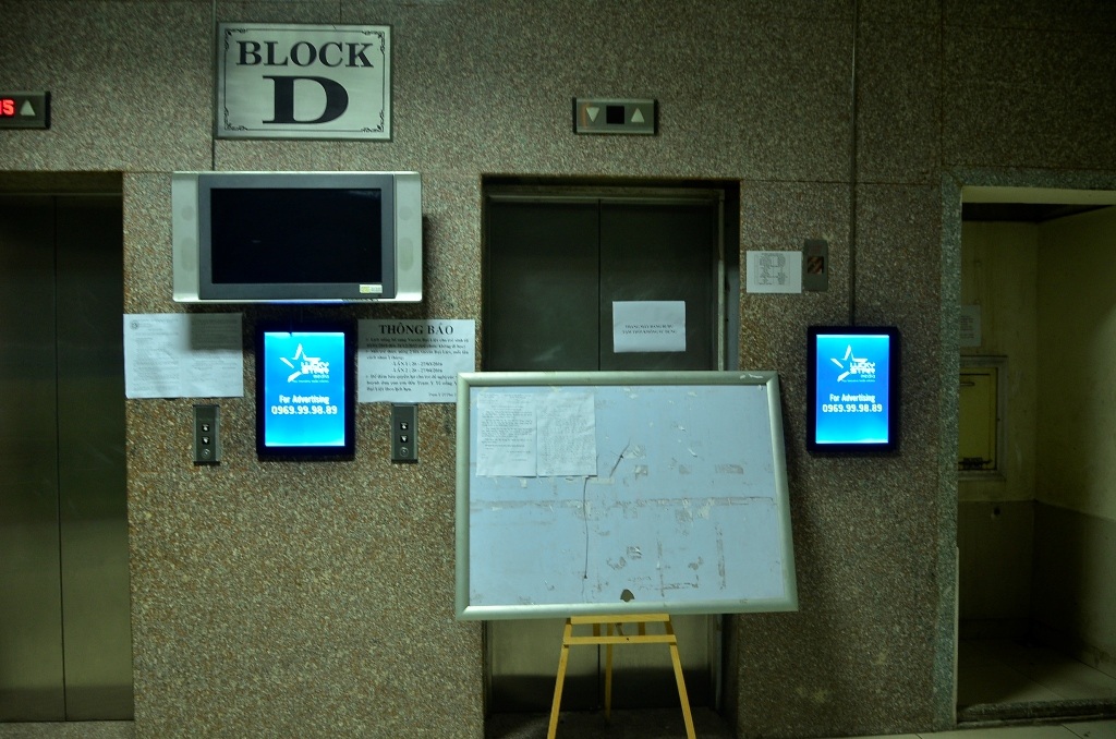 Chiếc thang máy xảy ra sự cố được tạm ngưng sử dụng