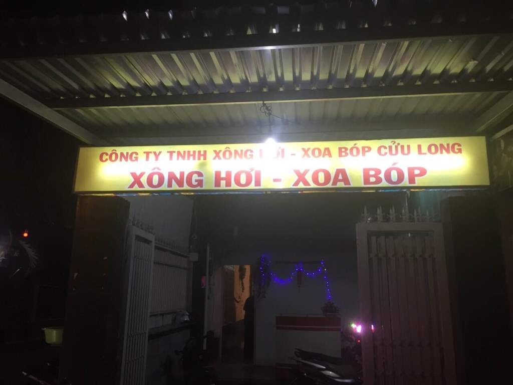 Cơ sở xông hơi – xoa bóp Cửu Long