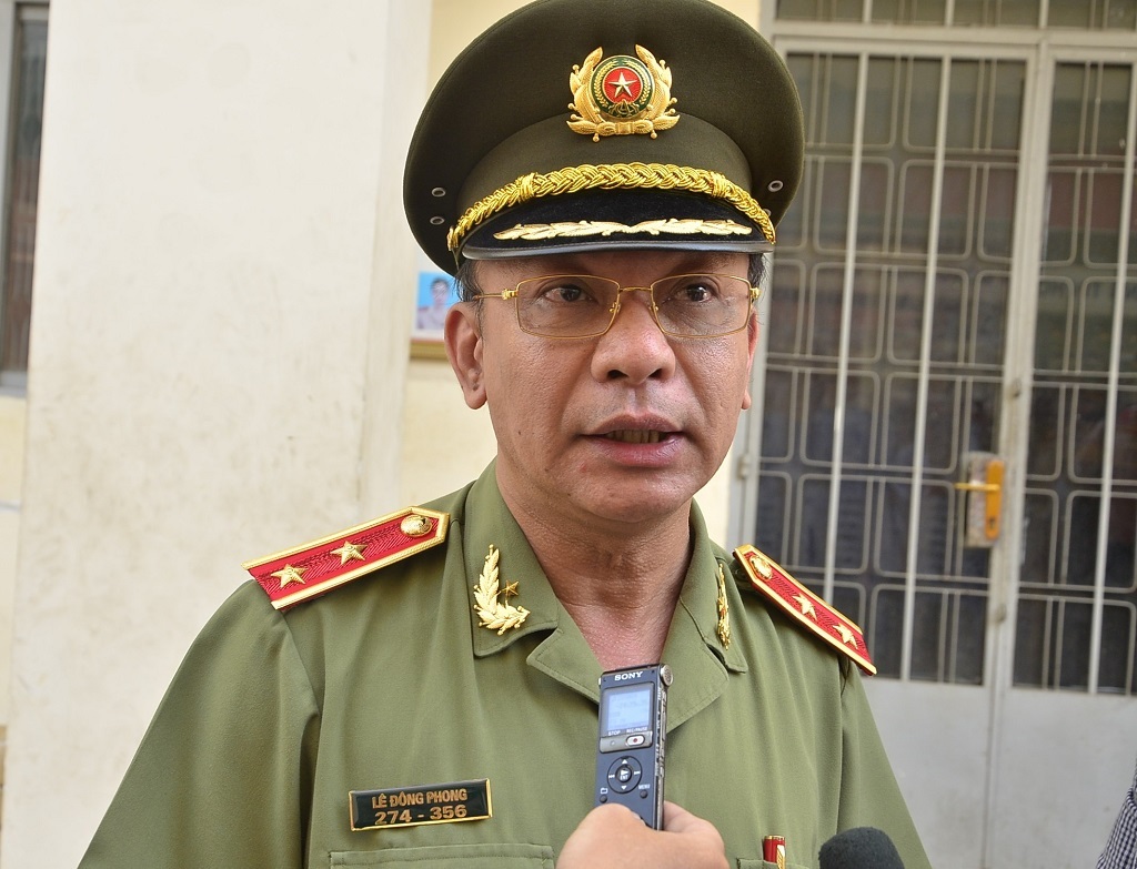 Trung tướng Lê Đông Phong cho biết sẽ xử lý nghiêm cán bộ công an sai phạm ngay sau khi có kết quả kiểm điểm trách nhiệm