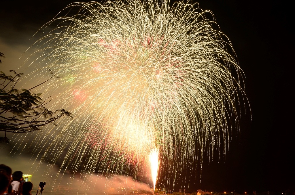 Màn pháo hoa tuyệt đẹp ngự trị suốt 15 phút trên bầu trời