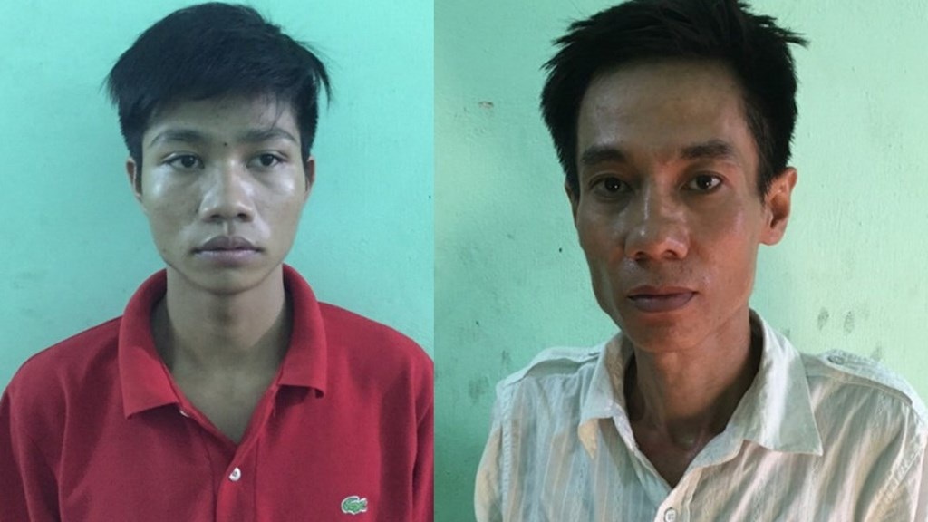 Bắt thêm 2 nghi can vụ dùng roi điện cướp xe máy giữa ban ngày ở Sài Gòn - 1 2 nghi can Nguyễn Văn Phong và Trần Quốc Thanh