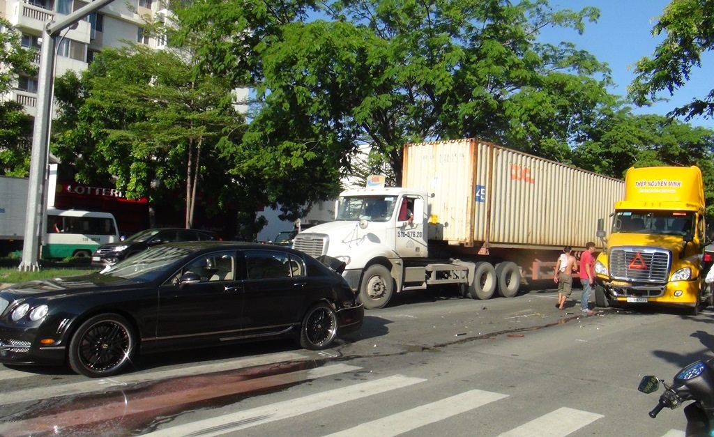 Hiện trường vụ tai nạn