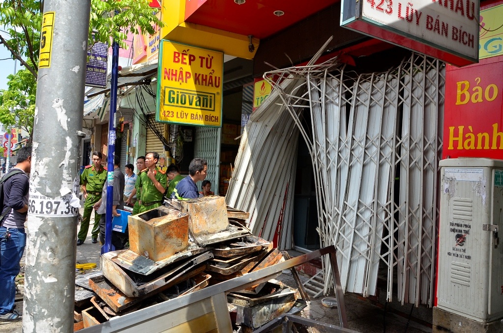 Hiện trường vụ cháy