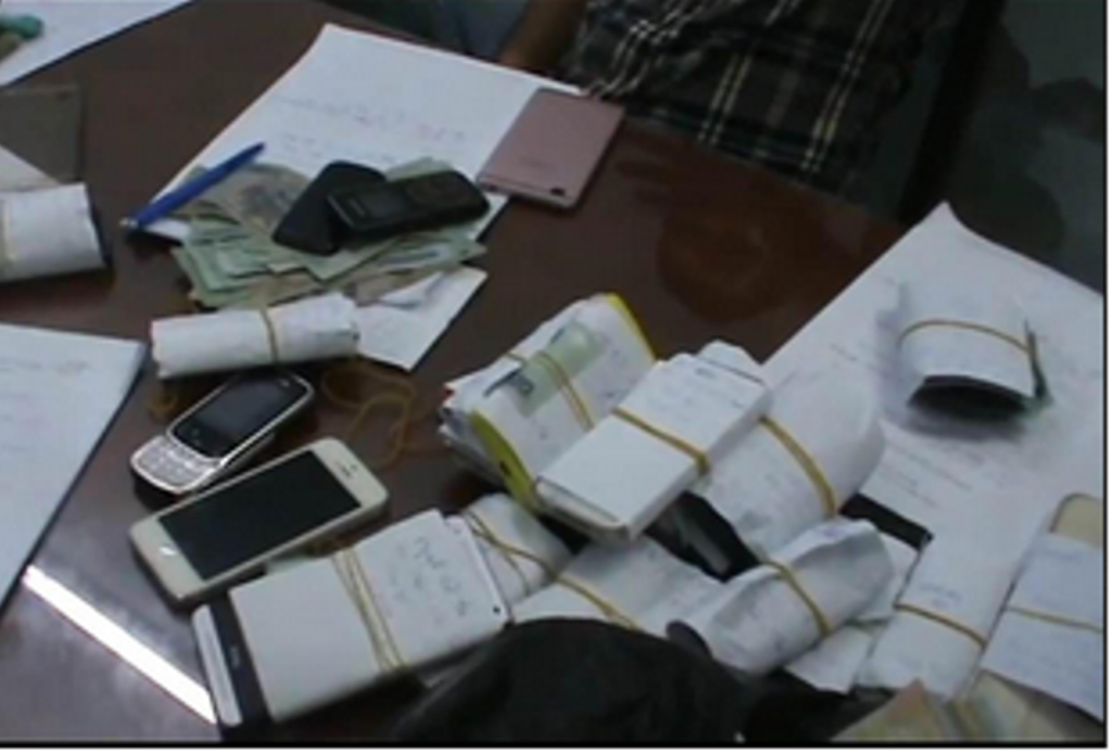 Tang vật mà công an thu giữ