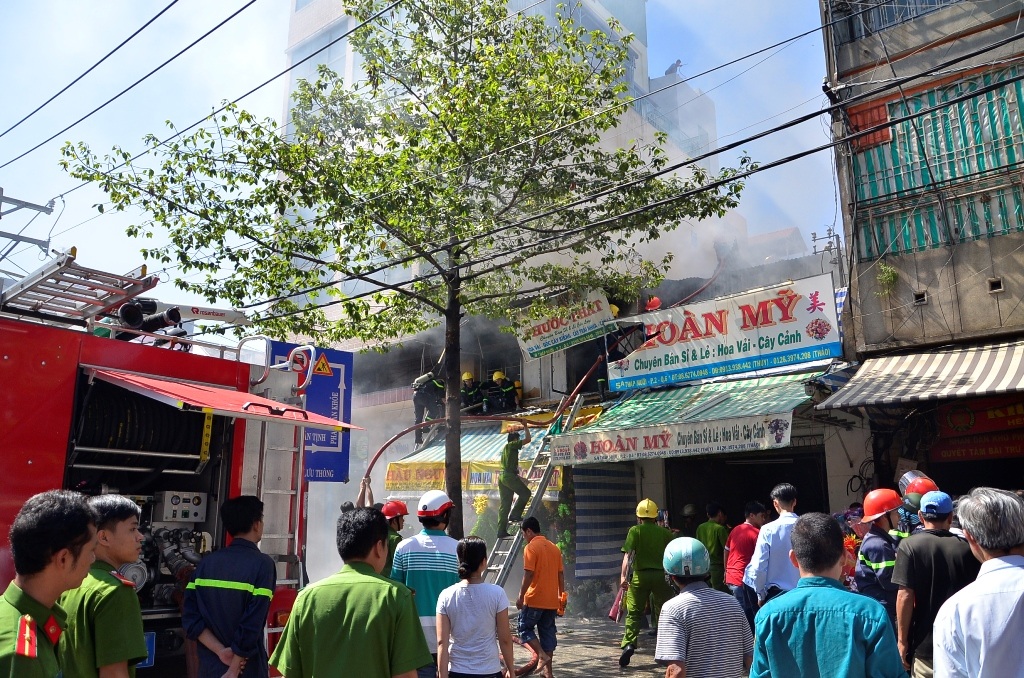 Hiện trường vụ cháy