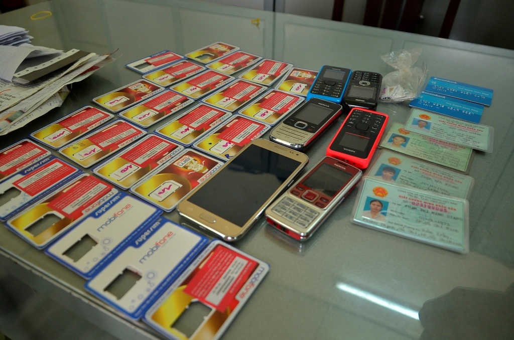 Tang vật mà công an thu giữ