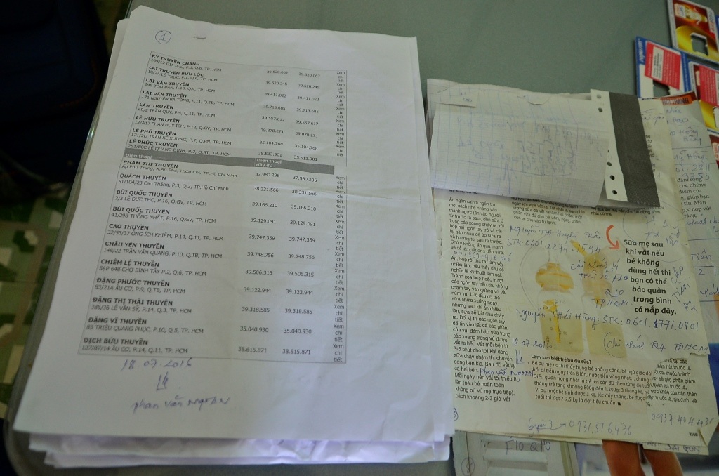 Danh sách số điện thoại mà đối tượng Ngoan sử dụng để lừa đảo