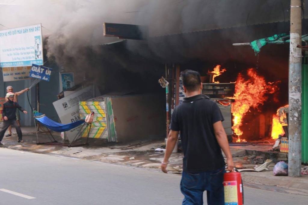 Hiện trường vụ cháy