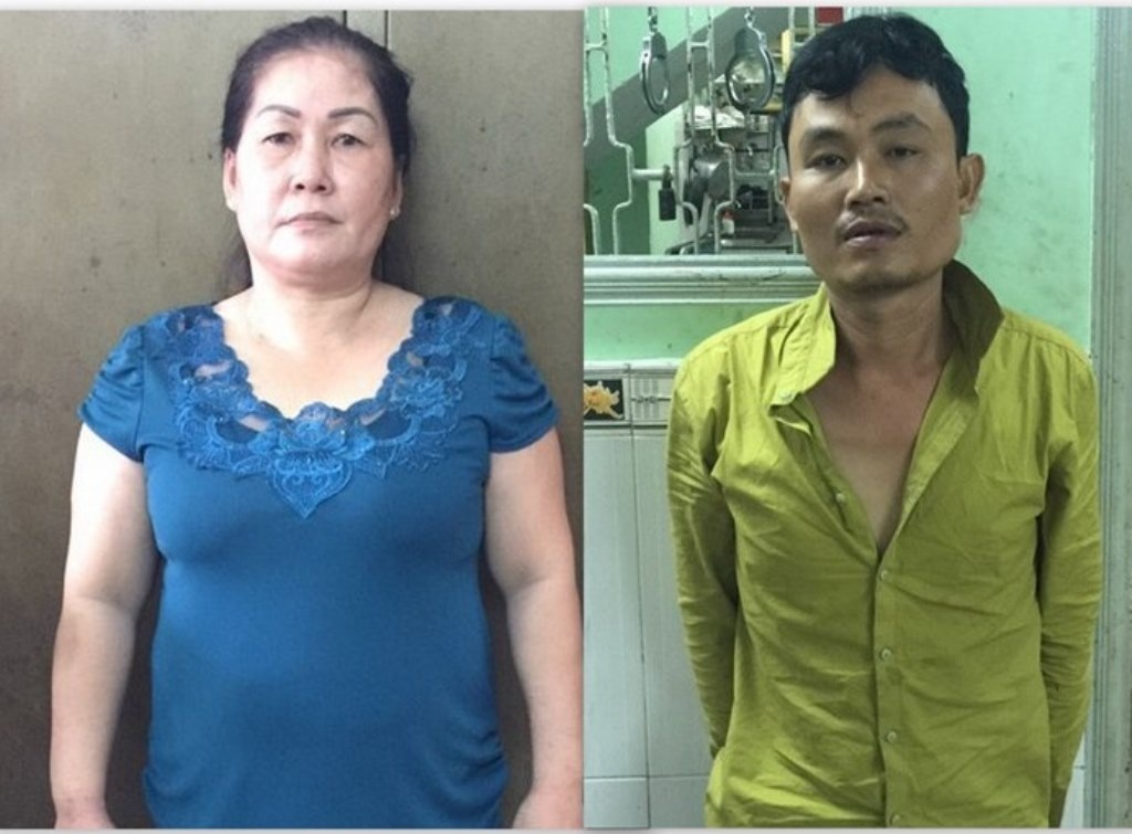 Mẹ che chắn để con gái 13 tuổi ra tay trộm đồ - 2 Dương Minh Cường và Phạm Hà Mai tại cơ quan công an