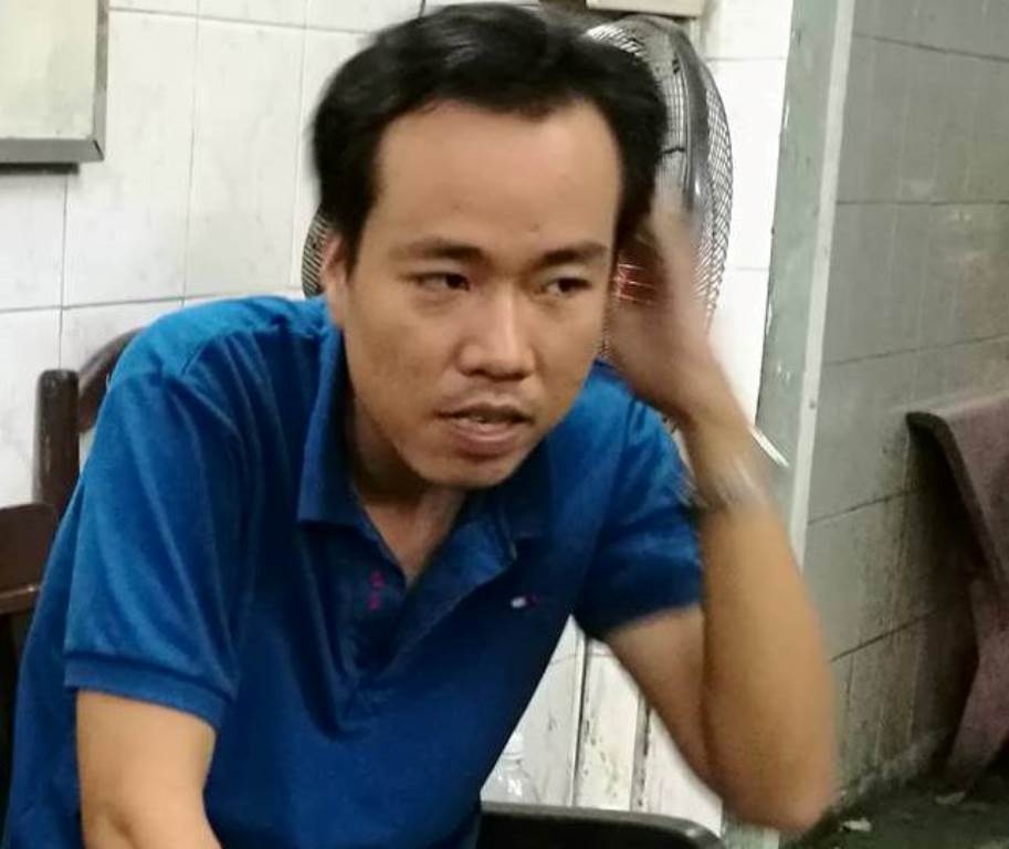 Tài xế Uber khống chế bà bầu cướp tài sản ở trung tâm Sài Gòn - 1 Trần Đức Trọng tại cơ quan công an