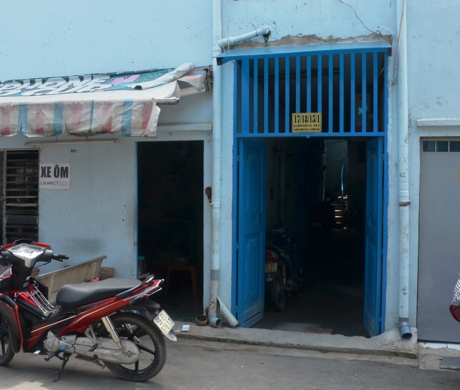 Phòng trọ nơi xảy ra vụ án