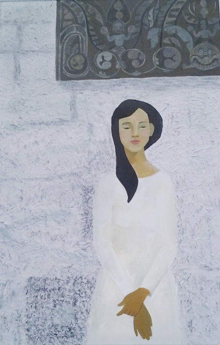 Khoảng lặng (acrylic của Trần Thị Mỹ, An Giang) Khoảng lặng (acrylic của Trần Thị Mỹ, An Giang)