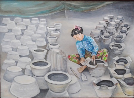 Sống (sơn dầu của Lê Như Ý, Kiên Giang). Sống (sơn dầu của Lê Như Ý, Kiên Giang).