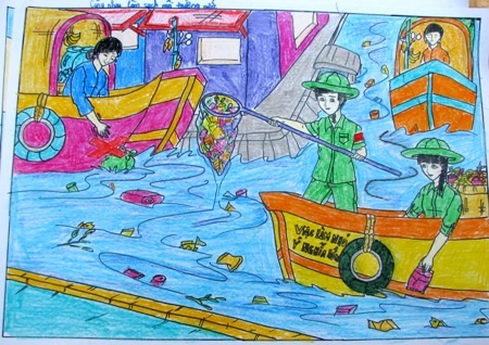 Học sinh sôi nổi thi vẽ tranh đón Tết Trung thu - 13