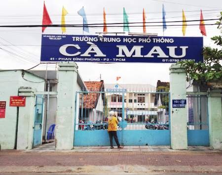 Gói thầu tại Trường THPT Cà Mau được xây dựng sai thiết kế vẫn được bàn giao đưa vào sử dụng.