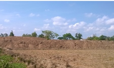 Sóc Trăng: Báo động tình trạng khai thác đất mặt ruộng - 5 Núi đất có được từ đất mặt ruộng bị khai thác.
