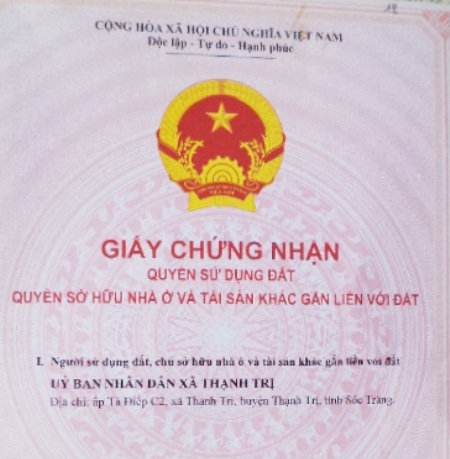 Đất của dân, sổ đỏ lại cấp cho xã Thạnh Trị.