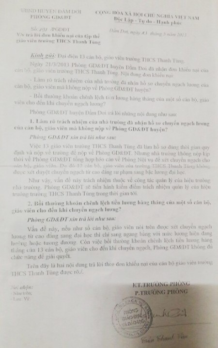 Cà Mau: Hiệu trưởng bị “tố” mở cổng phụ để “độc quyền” bán hàng - 4 ... và lơ là trách nhiệm trong quản lý, khiến nhiều giáo viên bị mất quyền lợi.