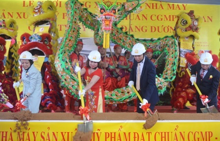 Khởi công nhà máy sản xuất mỹ phẩm đạt chuẩn cGMP – Asean - 2 Khởi công nhà máy sản xuất mỹ phẩm đạt chuẩn cGMP – Asean - 2