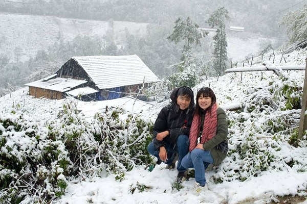 Hình ảnh các quốc gia châu Á chìm trong băng tuyết - 9 Tuyết rơi ở Sa Pa, Việt Nam