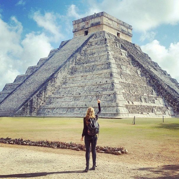 Bị ung thư, cô gái du lịch 7 kỳ quan thế giới mới trong 13 ngày - 1 Ngày đầu tiên: khu di tích Chichen Itza (Mexico)