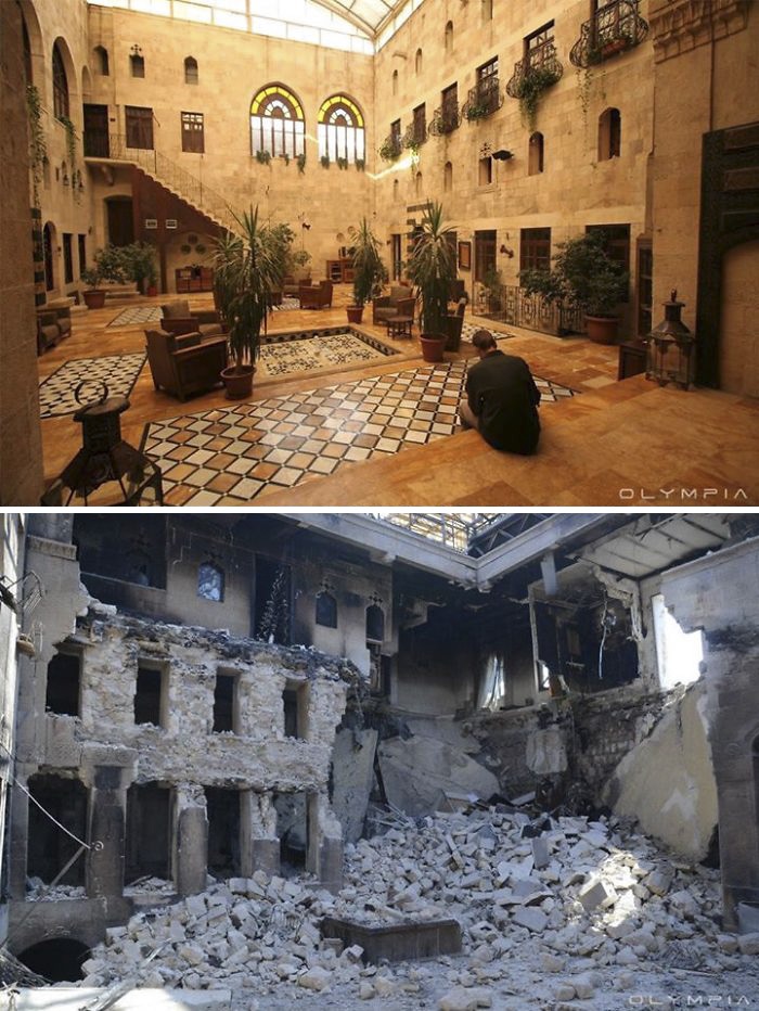 Lặng người nhìn các điểm du lịch ở Syria trước và sau chiến tranh - 7 Sức tàn phá của chiến tranh khiến nhiều di sản thế giới chỉ còn đống gạch vụn