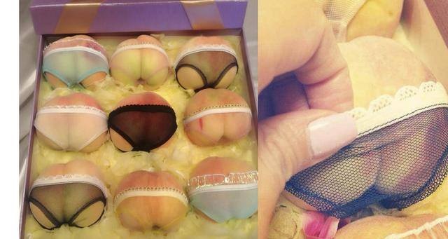 “Đào mặc nội y” tiếp tục gây sốt ở Trung Quốc - 5 Ý tưởng trái đào “siêu vòng 3” từng gây sốt ở Trung Quốc cách đây 2 năm.